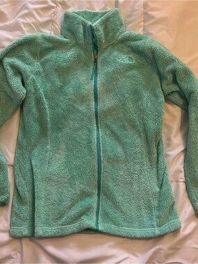 The North Face Light Teal Sherpa Fleece Jacket